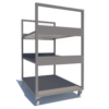 Carrinho Para Biblioteca 100 x 60 x 80 premium - Image 2